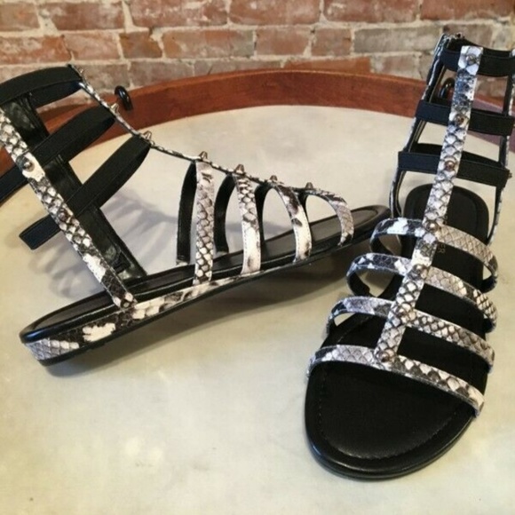 Bold & Edgy Marc Fisher Gladiator Sandals - Picture 3 of 7